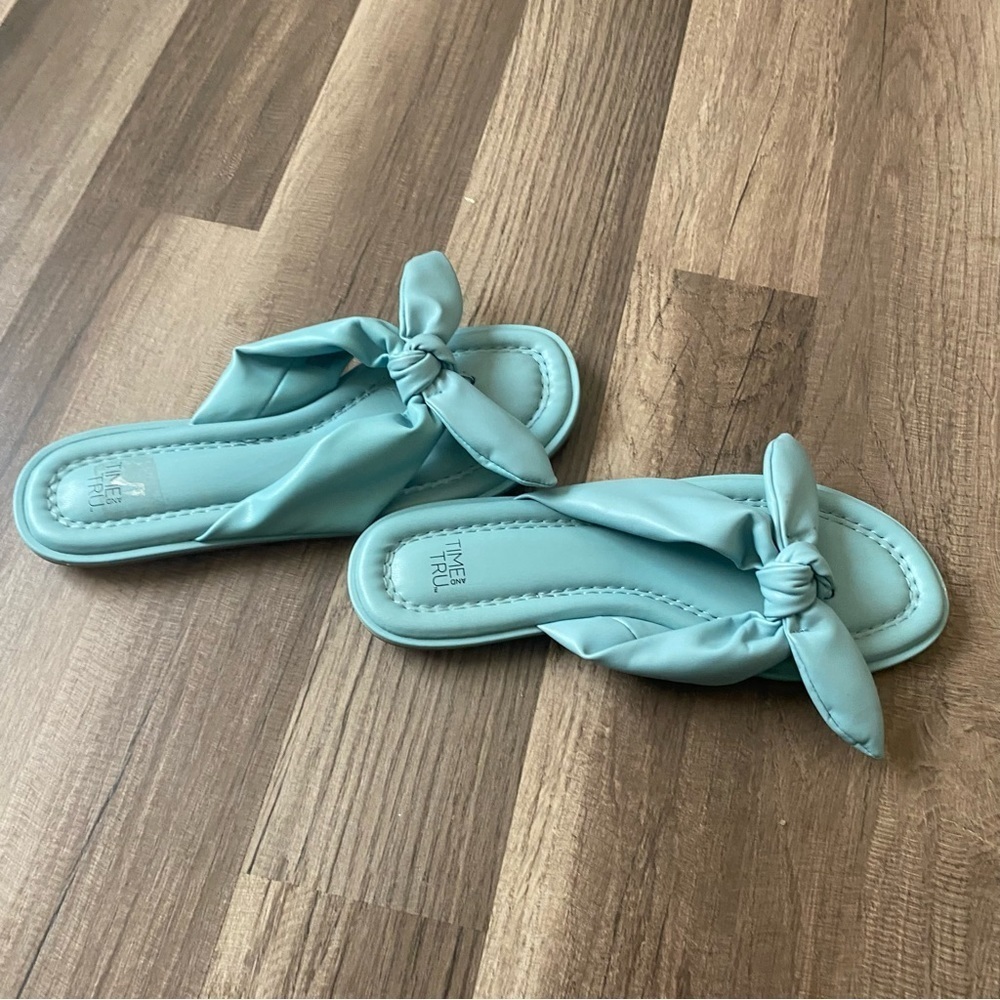 Time tru blue sandals size 7 - Picture 3 of 4